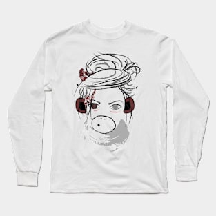 morning glory monkey Long Sleeve T-Shirt